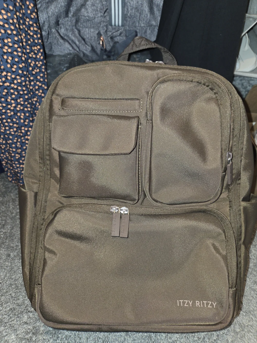 Itzy Ritzy Belong Brown Travel Backpack